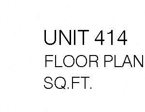1 Bed 1 Bath 414 Floor Plan 1 Bed 1 Bath 414 Floor Plan at Market District Lofts, 2012 W. 25th St, Cleveland